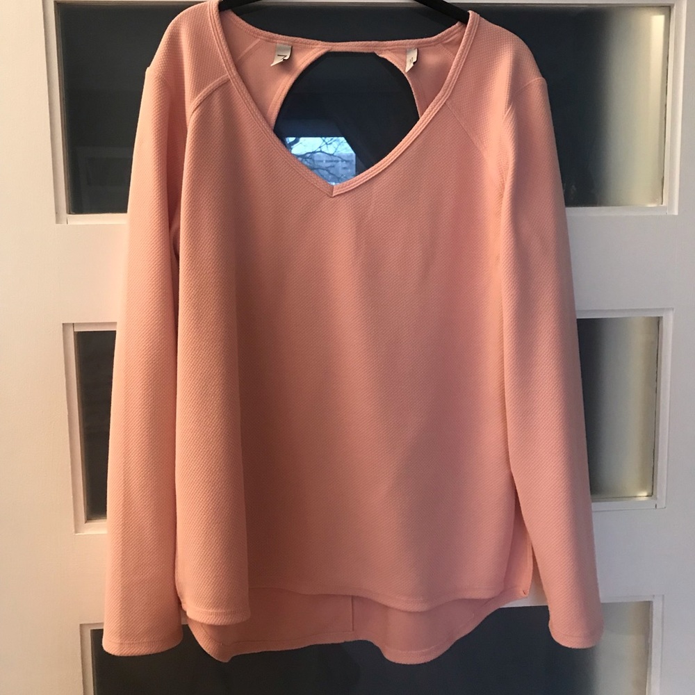 Zella pullover with back cutout